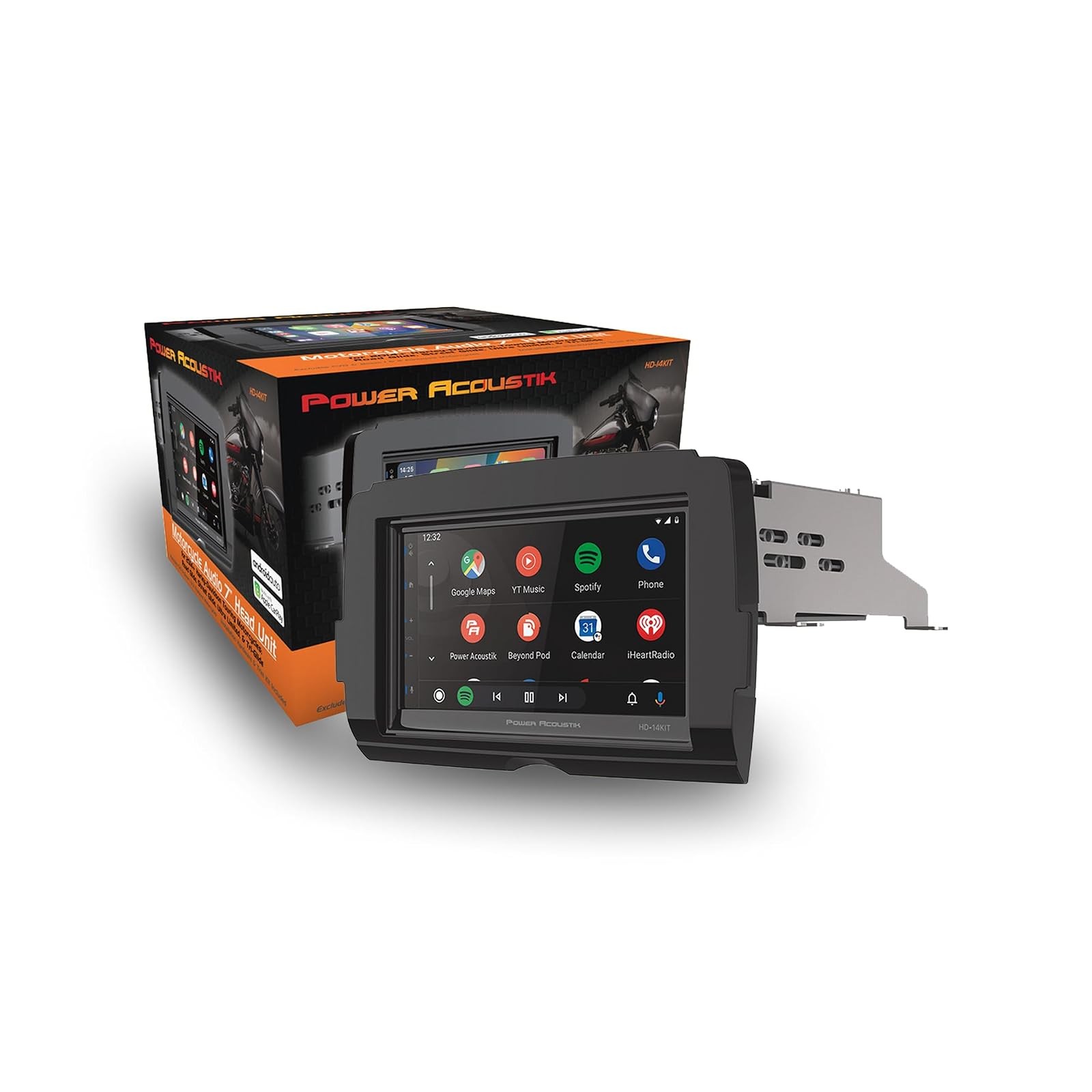 Power Acoustik HD-14KIT 7 Head Unit Harley 2014 Plus