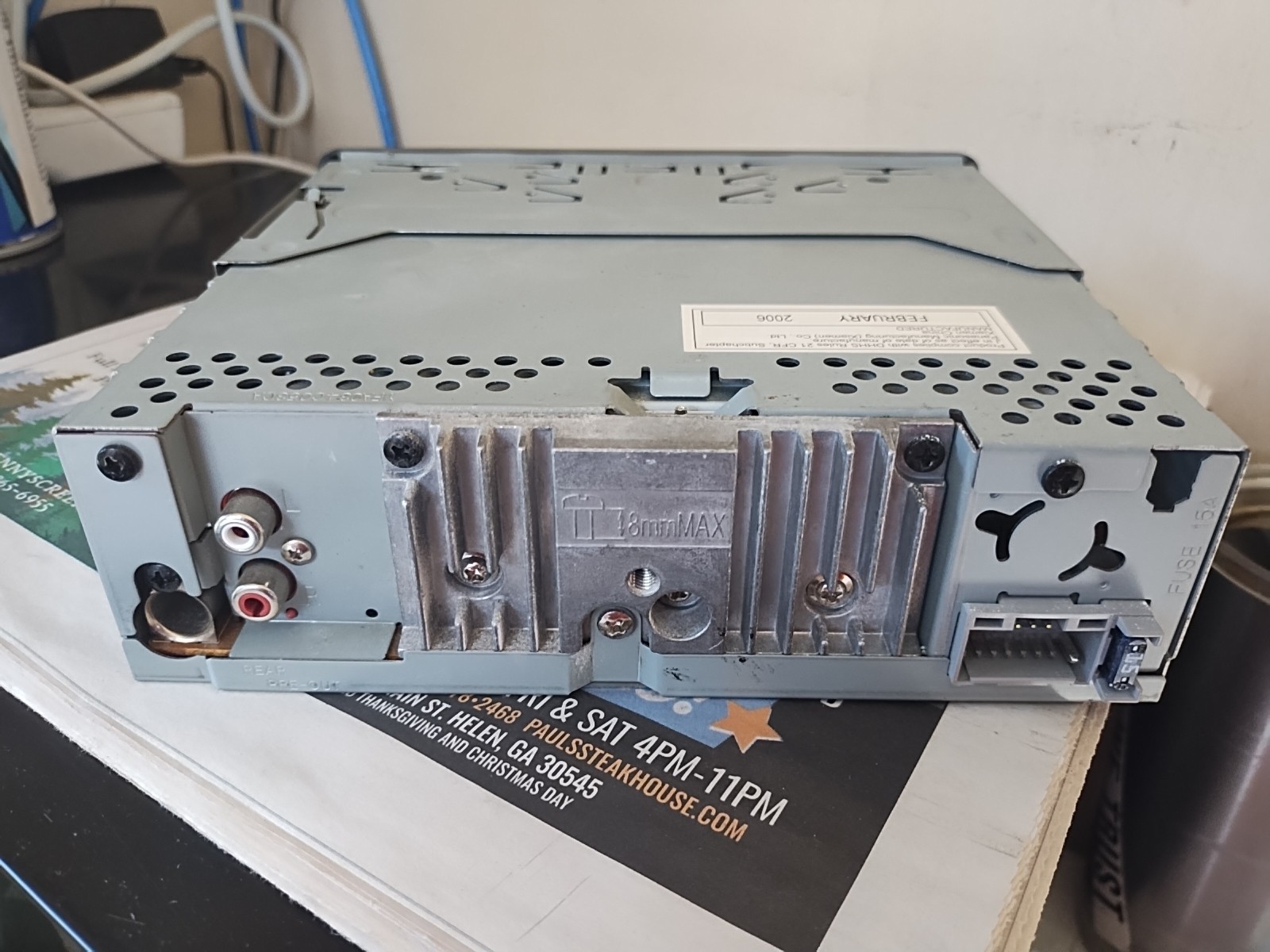 PANASONIC CQ-C1303U CD PLAYER MP3 2006 (YF034C053CA) 50Wx4 AM/FM Scroll Scan SQ