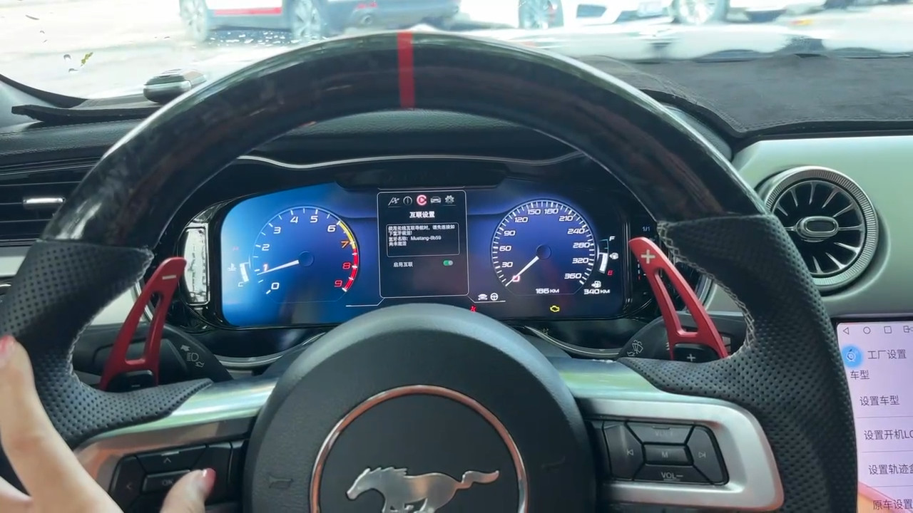 12.3 Inch LCD Digital Cluster Speedometer Instrument for Ford Mustang 2015-2023
