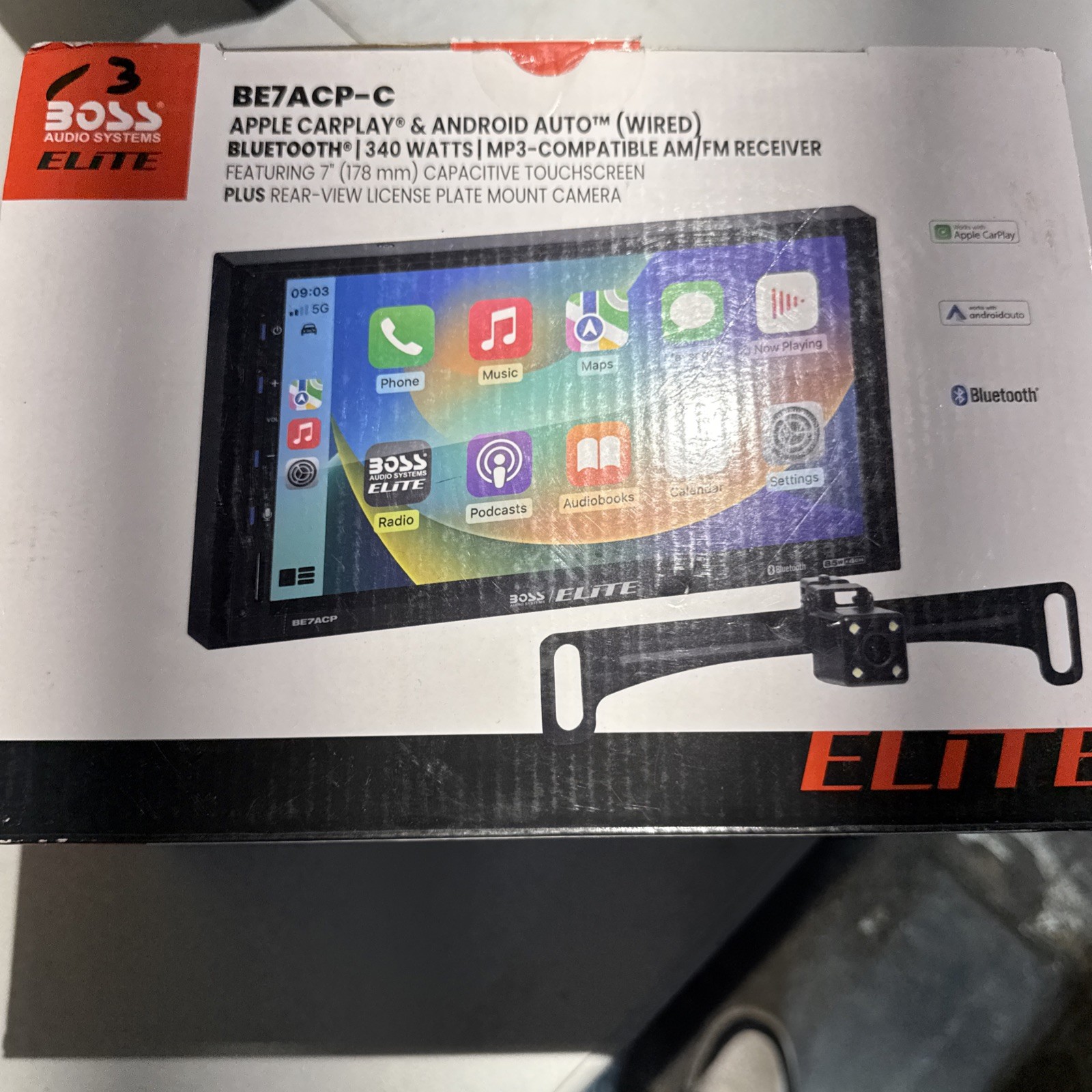 Boss Audio 7″Car Stereo w/ Apple CarPlay & Android Auto, BE7ACP-C NO EXTRAS