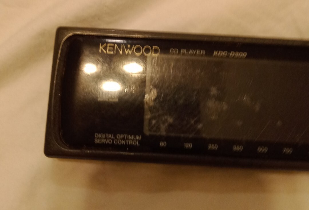 Kenwood CD Player Spectrum Analyzer KDC-D300 FACEPLATE Only (Used).