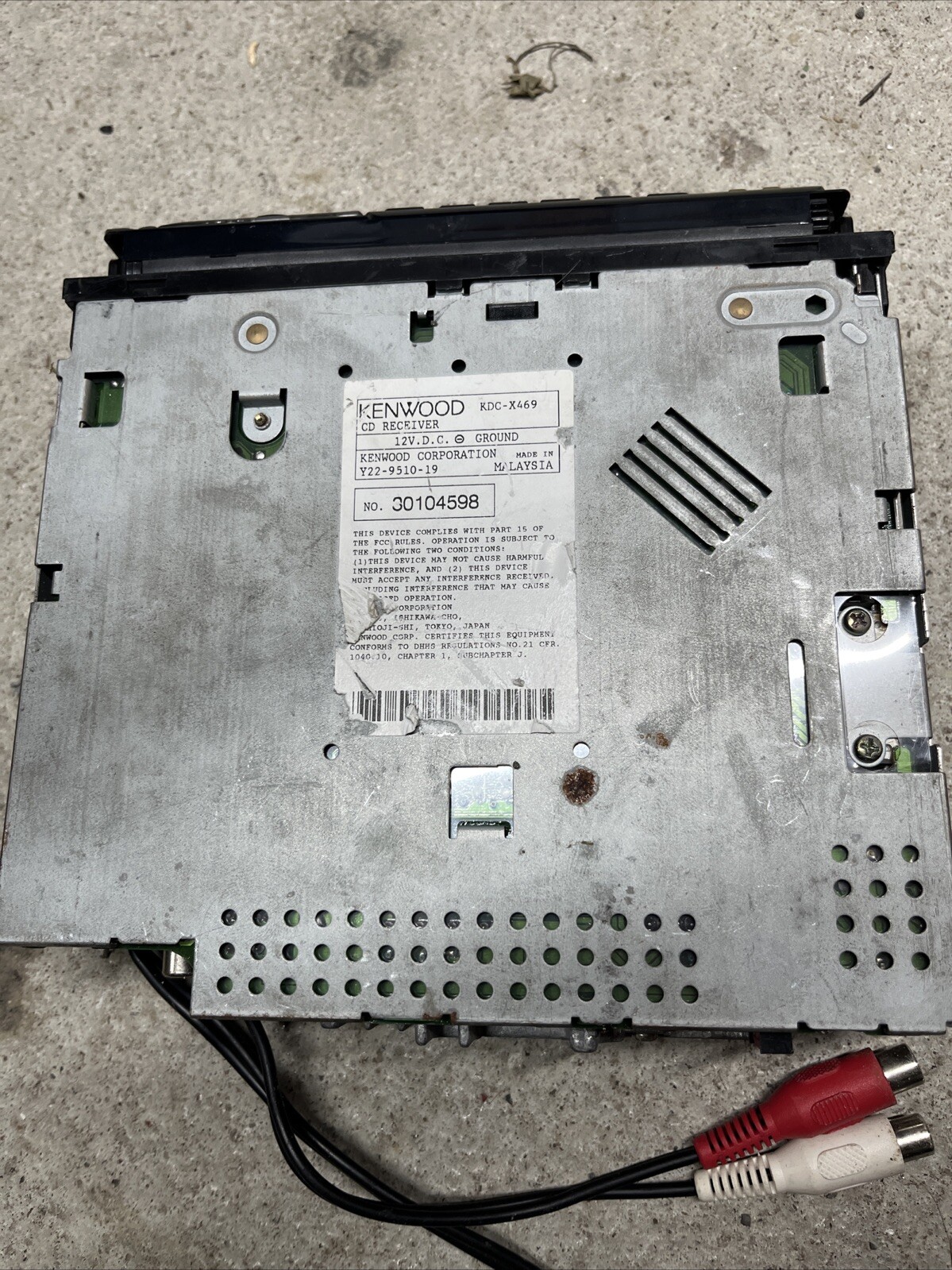 Kenwood Excelon KDC – X469 CD In Dash Receiver 50wx4