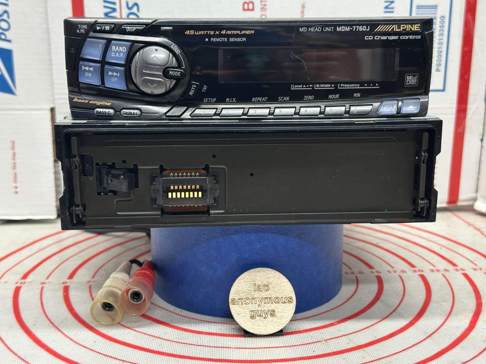 ALPINE # MDM-7760J JDM MiniDisc Deck Mini-BUS Vintage Old School RESTORED #02