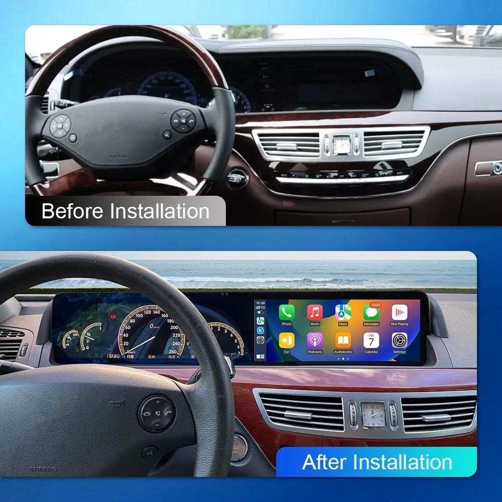 12.3” For 2006-2013 Mercedes Benz S W221 Car Stereo Radio Auto Android 6+128GB