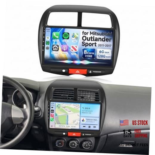 8Core 6G+128G 10″ Car Stereo for Mitsubishi Outlander Sport 2011 8 Core 6G+128G