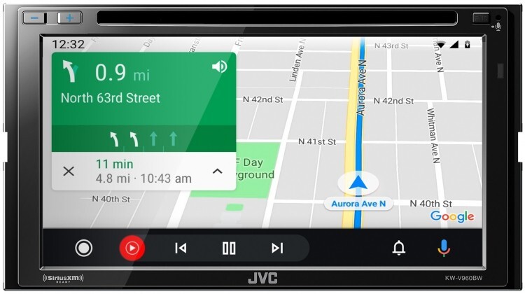 JVC KW-V960BW 6.8″ LCD Touchscreen Monitor w/ DVD Receiver CarPlay Android Auto