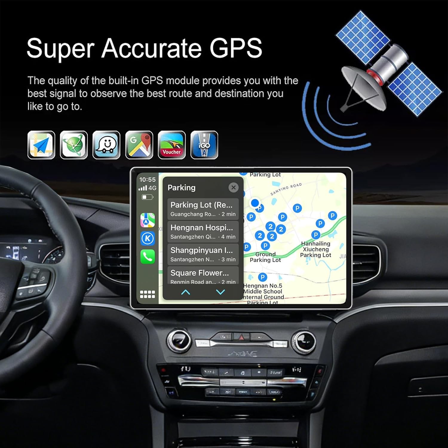Android Car Radio Stereo AHD GPS Carplay Navigation For Ford Explorer 2020-2025