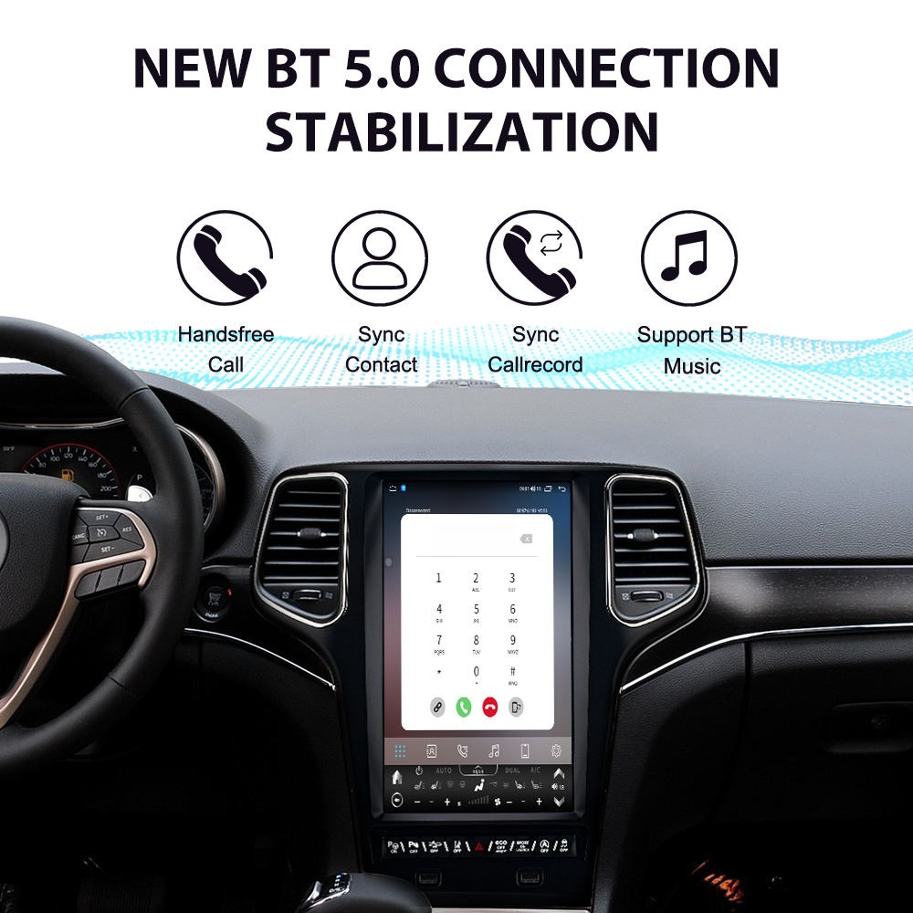 For Jeep Grand Cherokee 2011-2022 Android Car Stereo Radio Carplay GPS Navi 128G