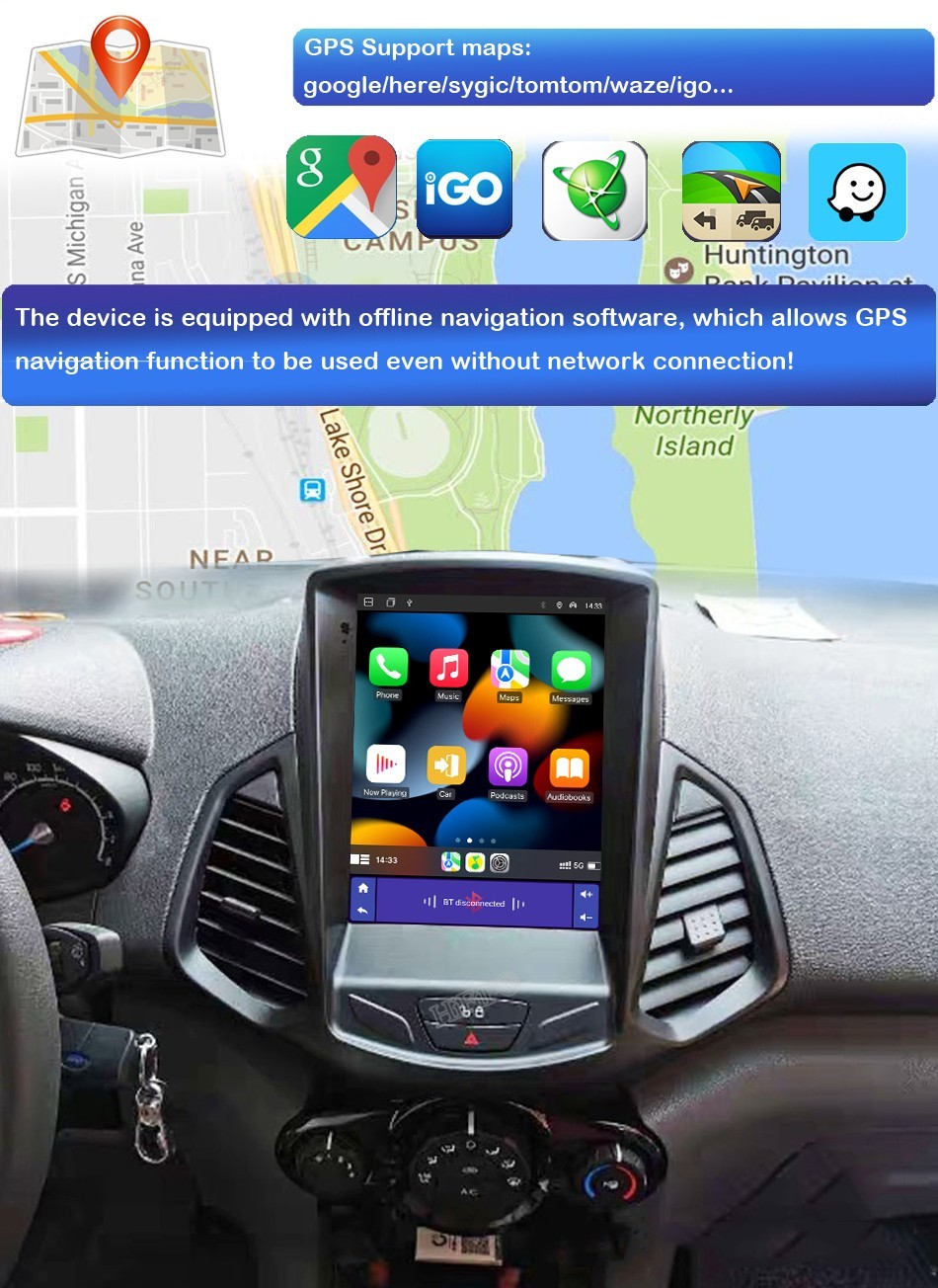 For Ford EcoSport Eco Sport 2013-2017 Android Car Radio Autoradio Multimedia