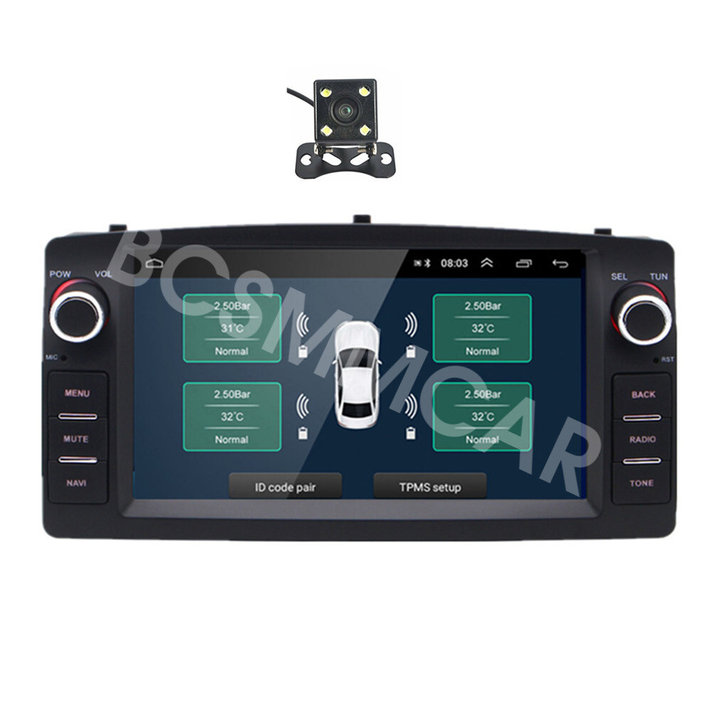 Fit For Toyota Corolla 2003-2008 Double Din Car Stereo Touch Screen Radio Player