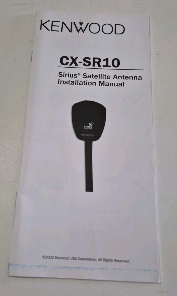 Kenwood CX-SR10 Sirius Satellite Radio Antenna Made In USA New In Box