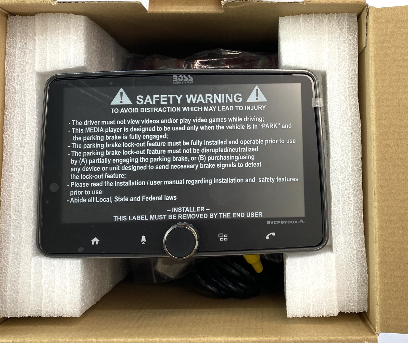 BOSS Audio Systems BVCP9700A-FL Bluetooth Android & Apple CarPlay,Am/Fm Receiver