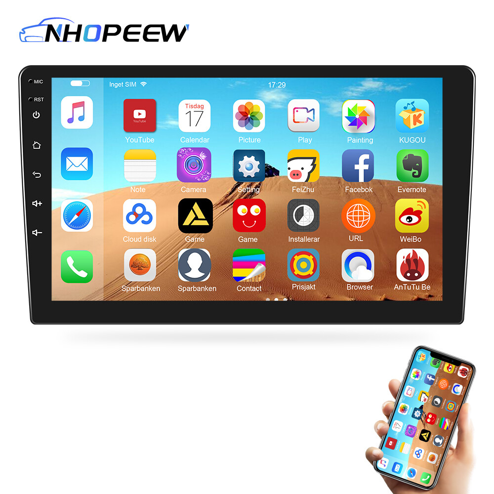 10.1″ Double 2 Din Car Stereo Radio Android 10 GPS Wifi Touch Screen MP5 Player