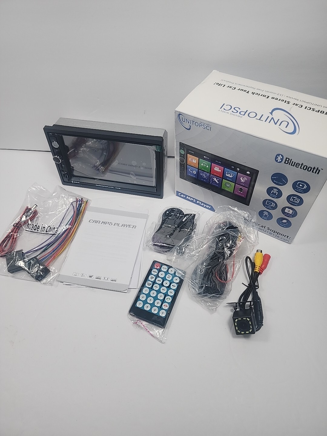 7” Car Stereo Double Din Bluetooth Car Radio MP5 Player HD Touch Screen