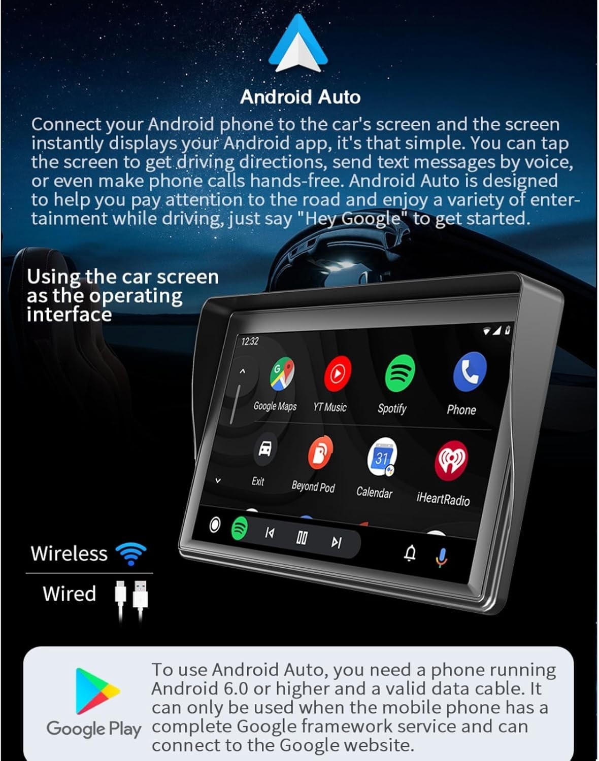 High-Resolution 7” Car MP5 Player with Bluetooth & Reverse Image Functionality