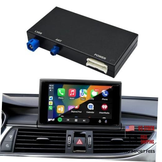 Wireless CarPlay/Android Auto Retrofit Kit Decoder Module Compatible with Audi