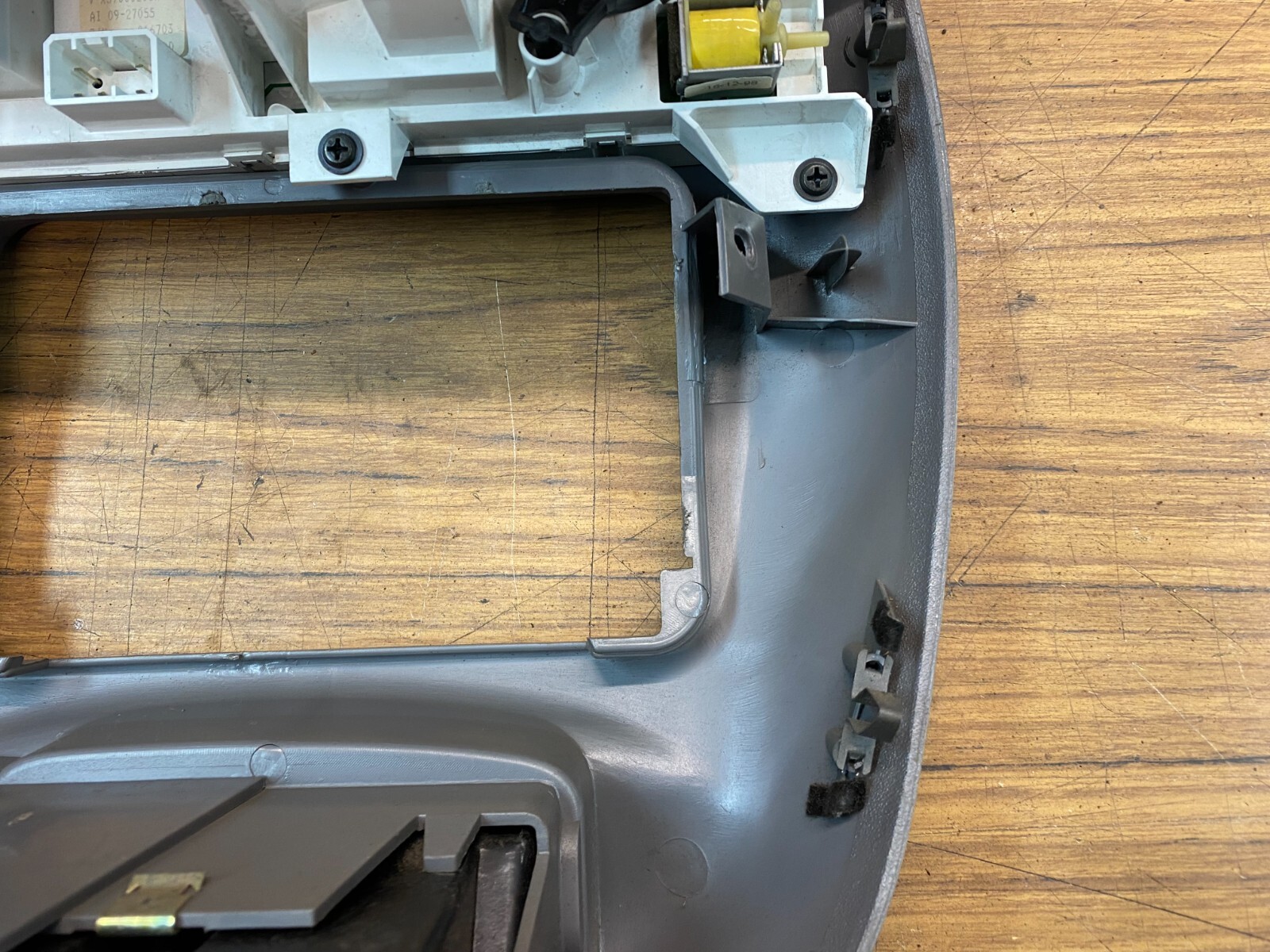 Ford Falcon AU S1 Dash A/C Stereo Control Surround Grey