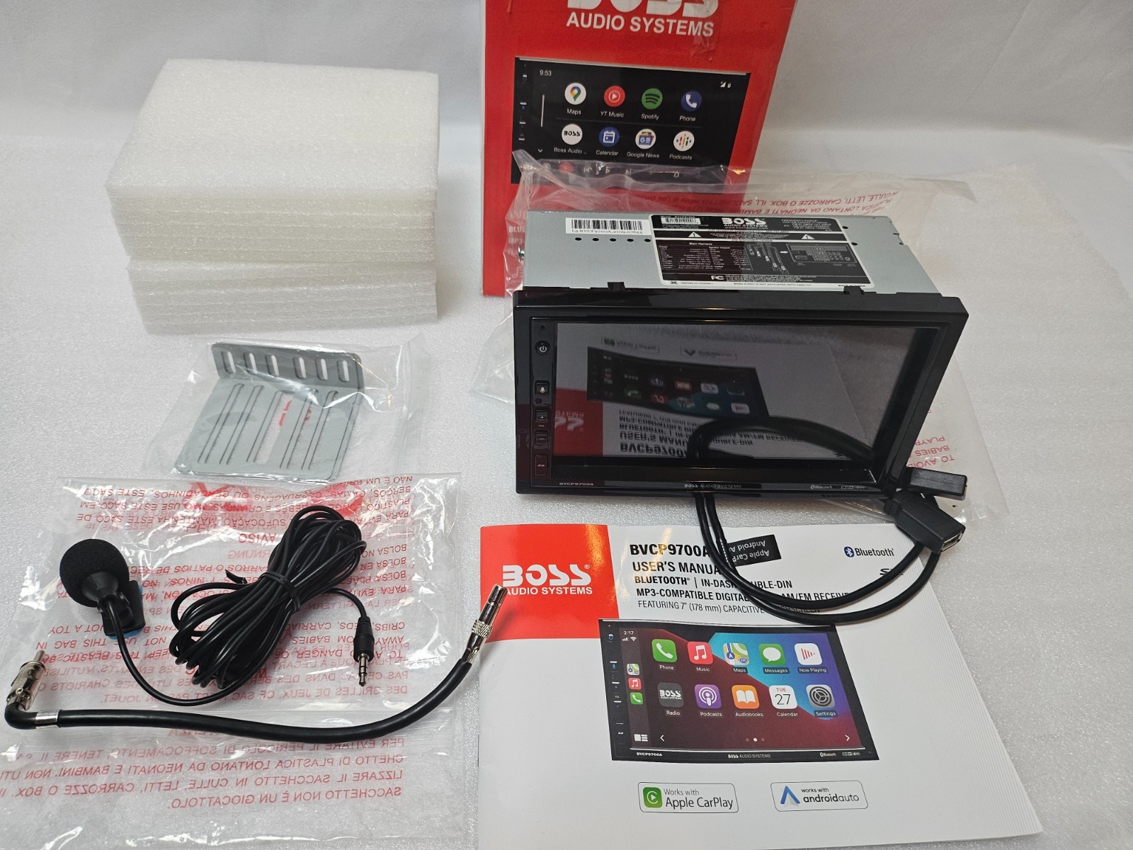Car Audio Systems BOSS (BVCP9700A) 7 inch Touchscreen CarPlay/Android