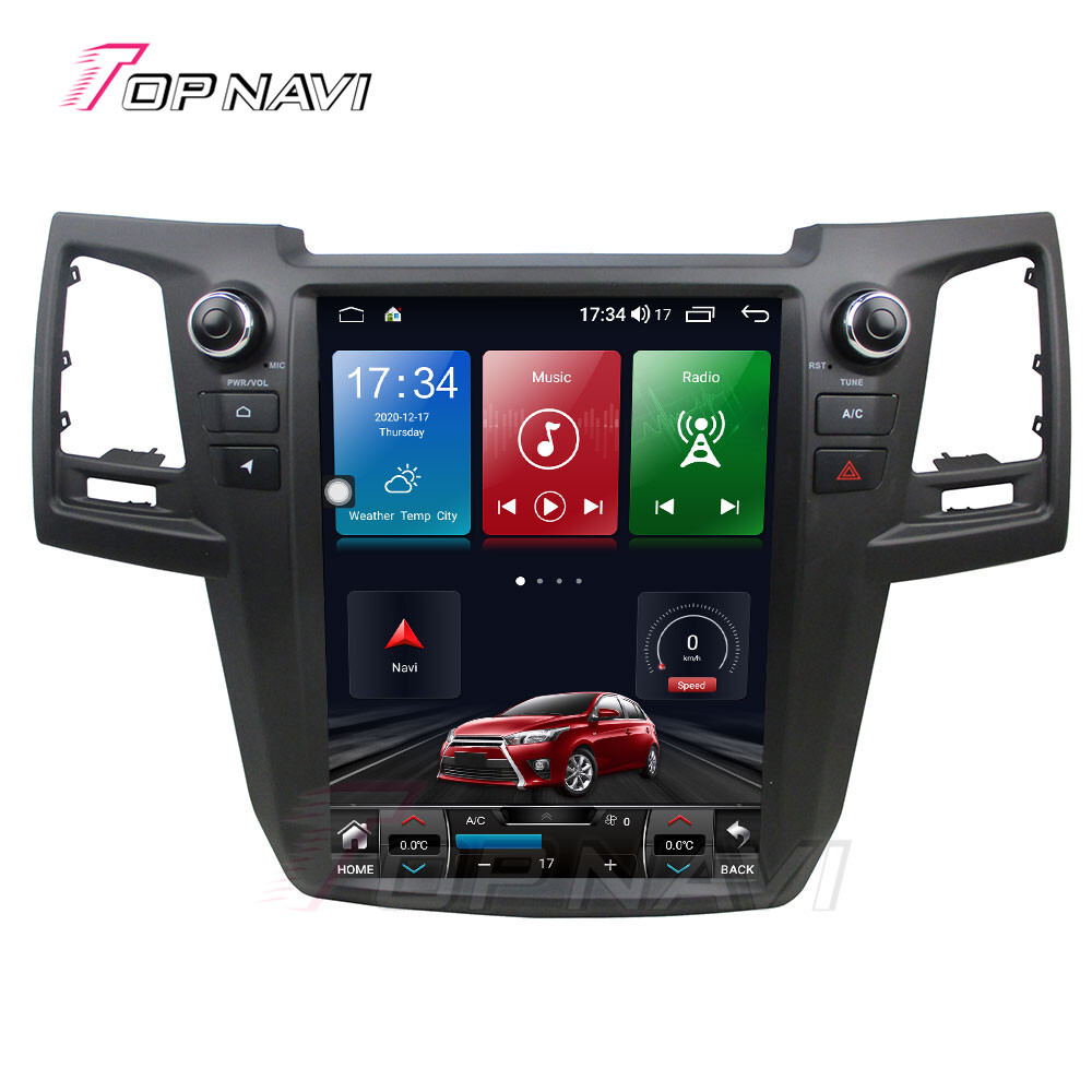 12.1Inch for Toyota Fortuner 2005-2015 Car GPS Navi Stereo 4G RDS Androind 14.0