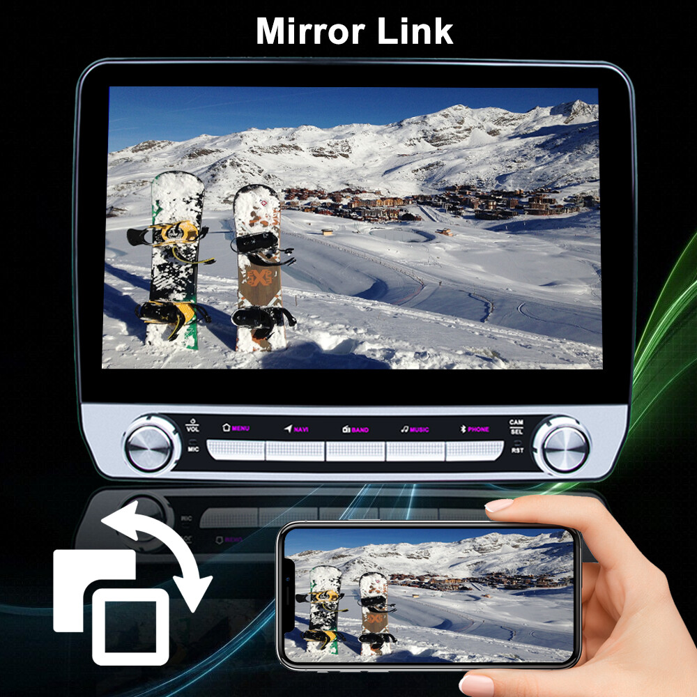 2+64G 10.1″ Double 2 Din Android 13.0 Car Carplay GPS Navi Radio Stereo WIFI BT