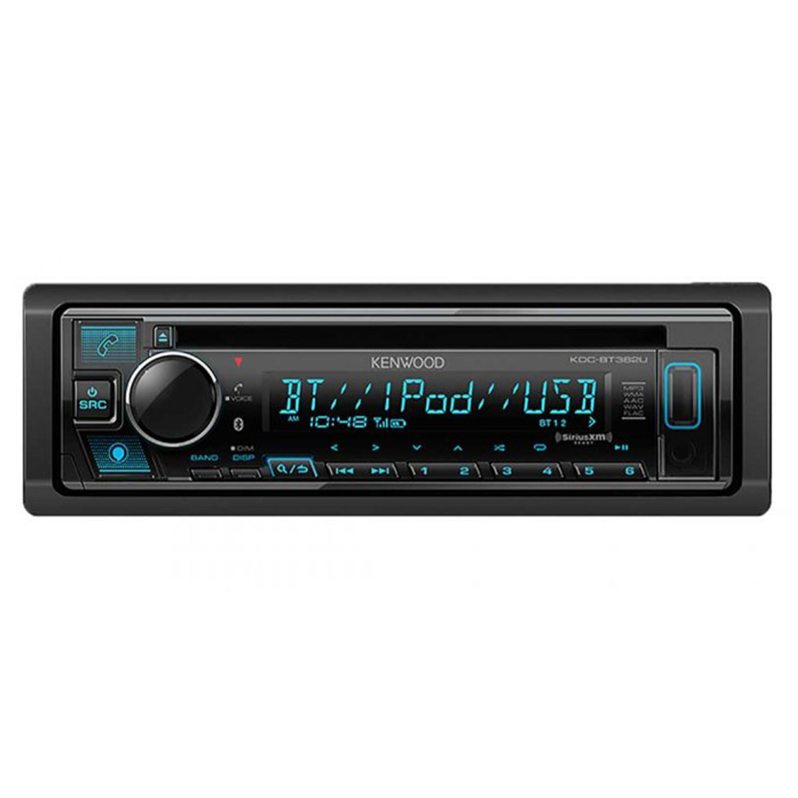 Kenwood KDC-BT382U CD Receiver w/ Bluetooth, Alexa, USB, Aux & SiriusXM Ready