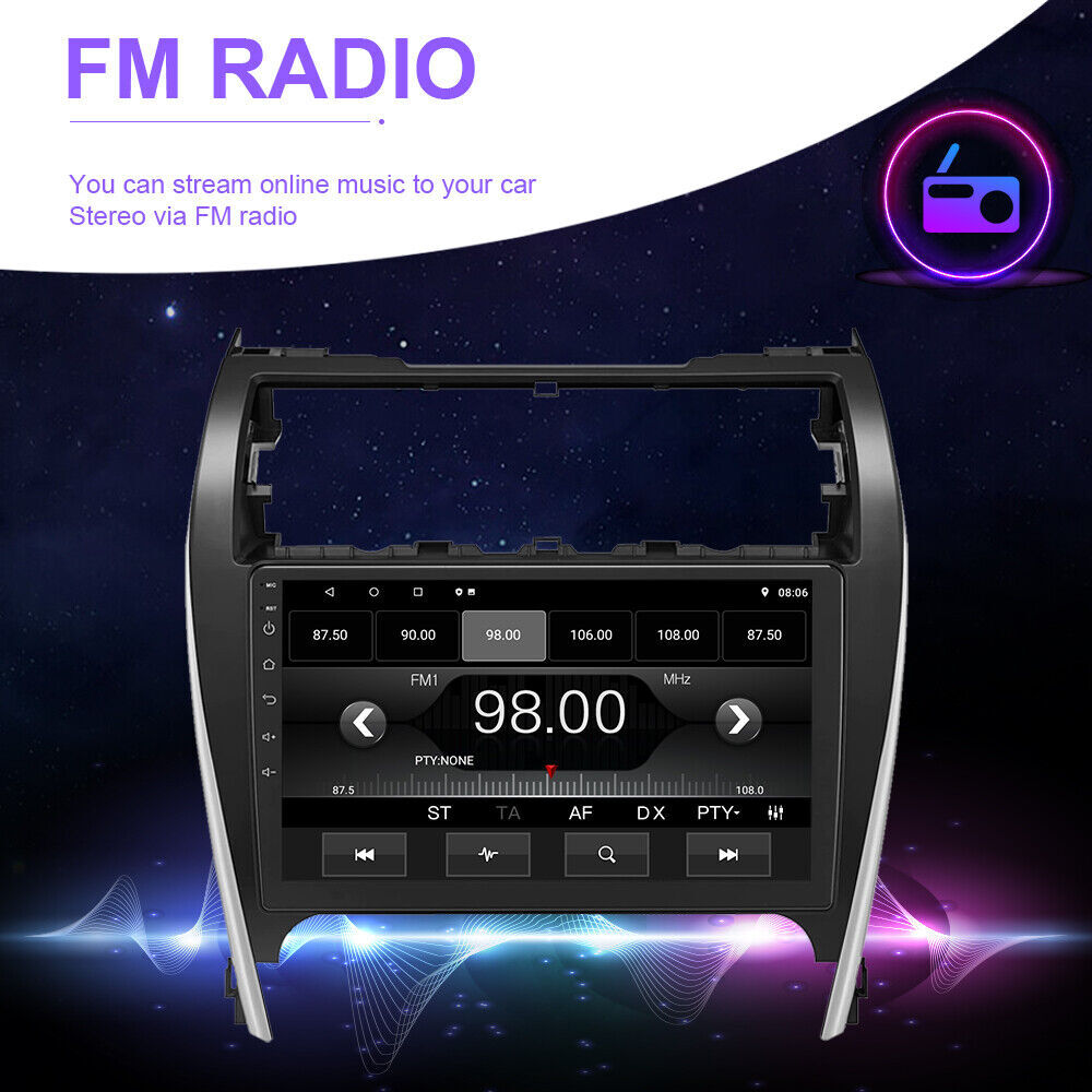 Support JBL For 2012-2014 Toyota Camry Radio Car Carplay Android GPS Navigation