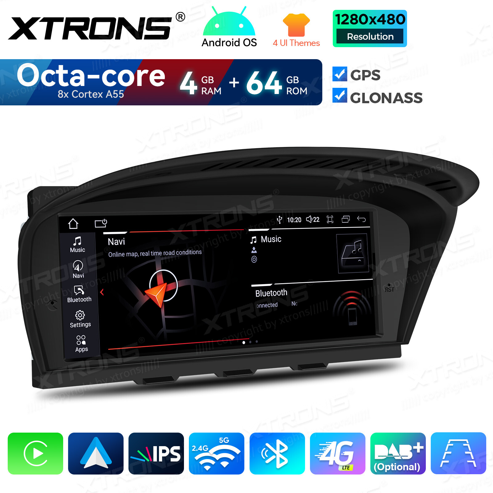 Qulcomm Octa Core Android 12 Car Stereo Radio GPS DSP For BMW 3/5er E60 E90 CCC