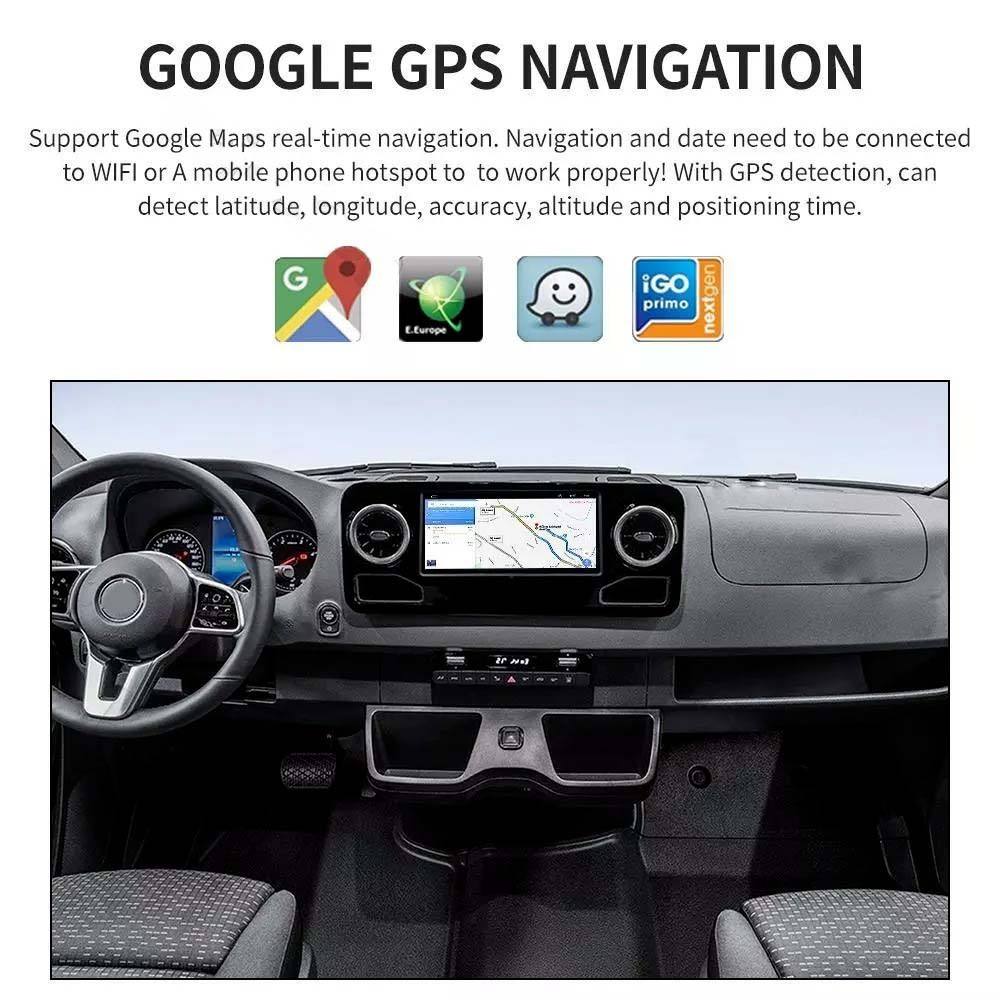 10.25 inch For Mercedes Benz Sprinter Android Car Radio GPS Screen Carplay Auto