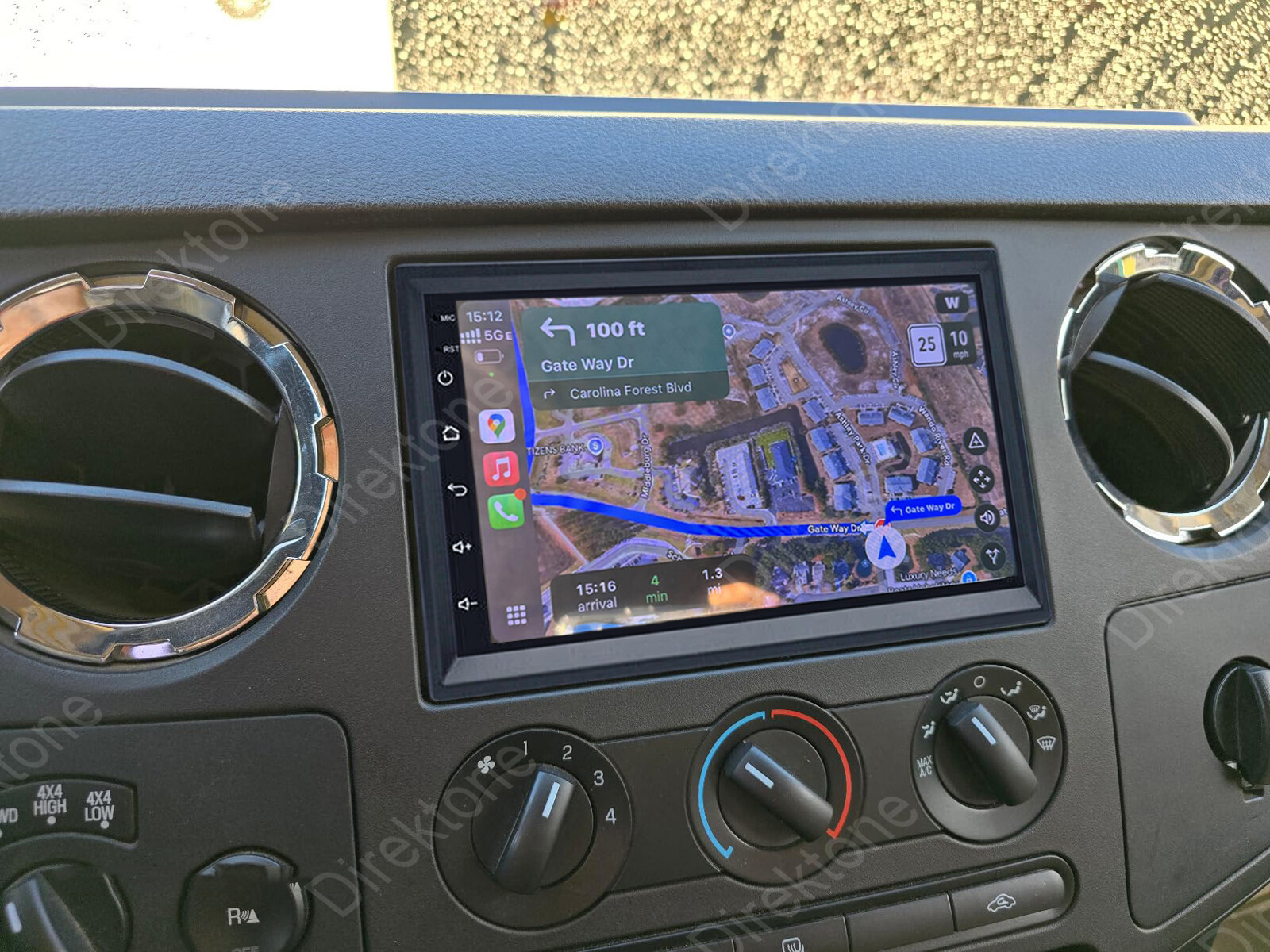4+64G For 2006-14 Ford F-250 F-350 F-450 Super Duty Android 13 Carplay Radio SWC