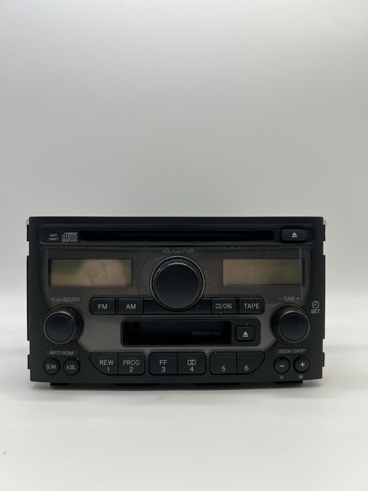 Honda Pilot 2003-2005 OEM Radio/Stereo CD/Cassette 39100-S9V-A120 With Trim
