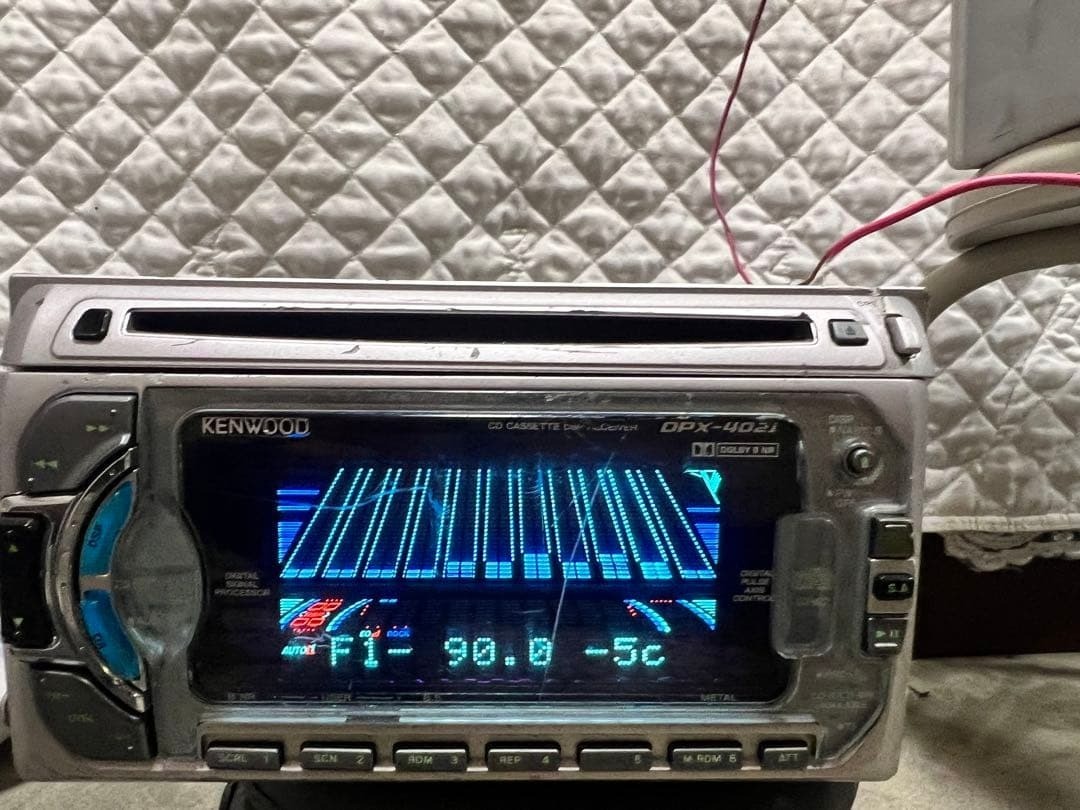 Kenwood DPX-4021 2DIN Car Audio CD Cassette Bluetooth Player JDM Tested Japan