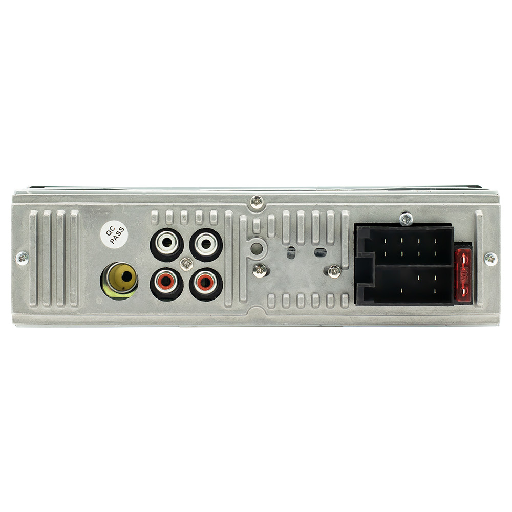 1 Din Fixed Panel Colorful Lights Car Radio Stereo Receiver Usb Aux TF BT FM Mp3