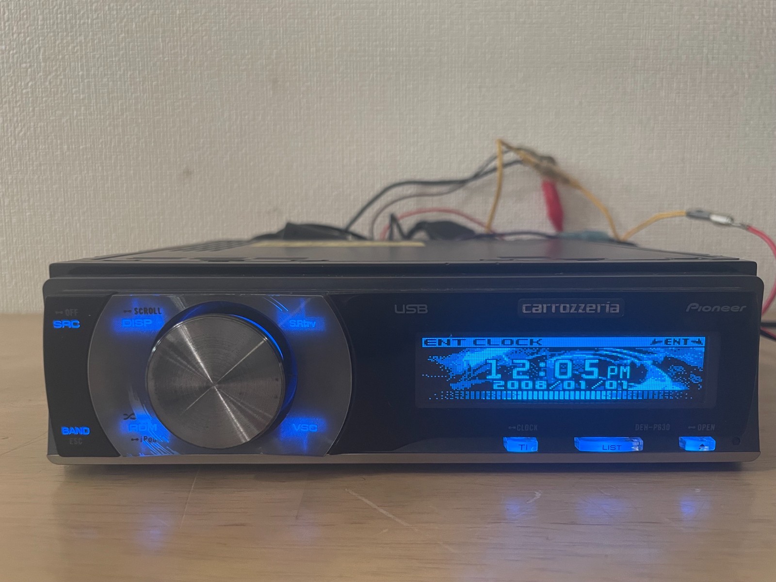 Pioneer Carrozzeria DEH-P630 1Din Car Audio CD Player Operation Confirmed