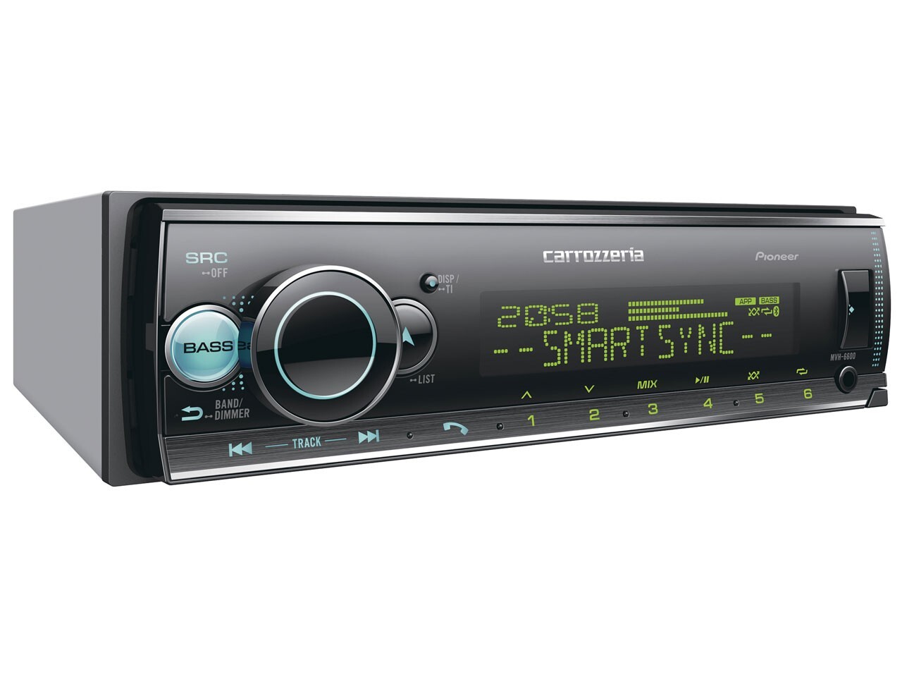 Pioneer Carrozzeria MVH-6600 Bluetooth_USB_Tuner_DSP Main Uni CarAudio Japan NEW