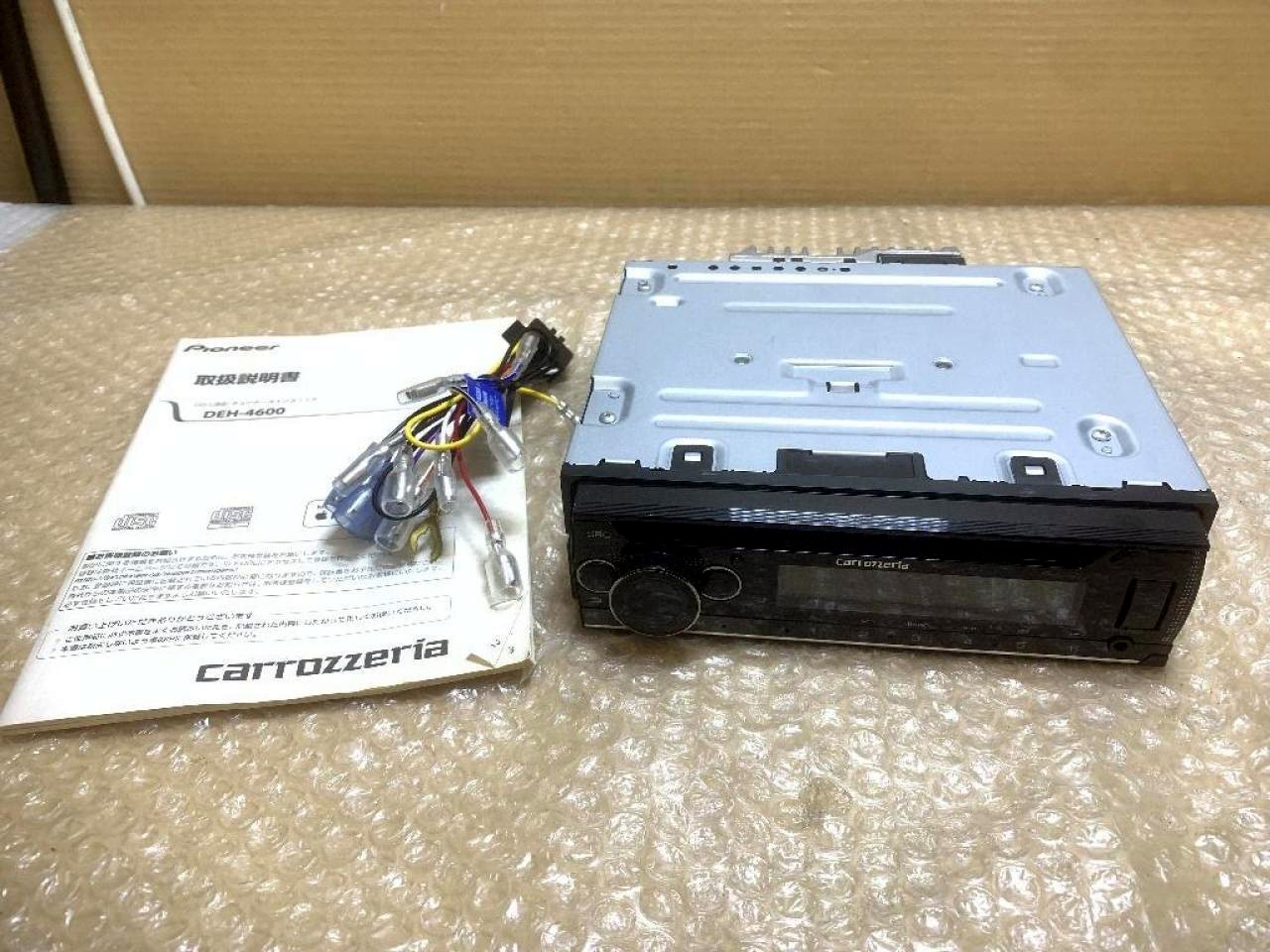 carrozzeria DEH-4600 Car Stereo Receiver Tested Working USB AUX w/ Manual