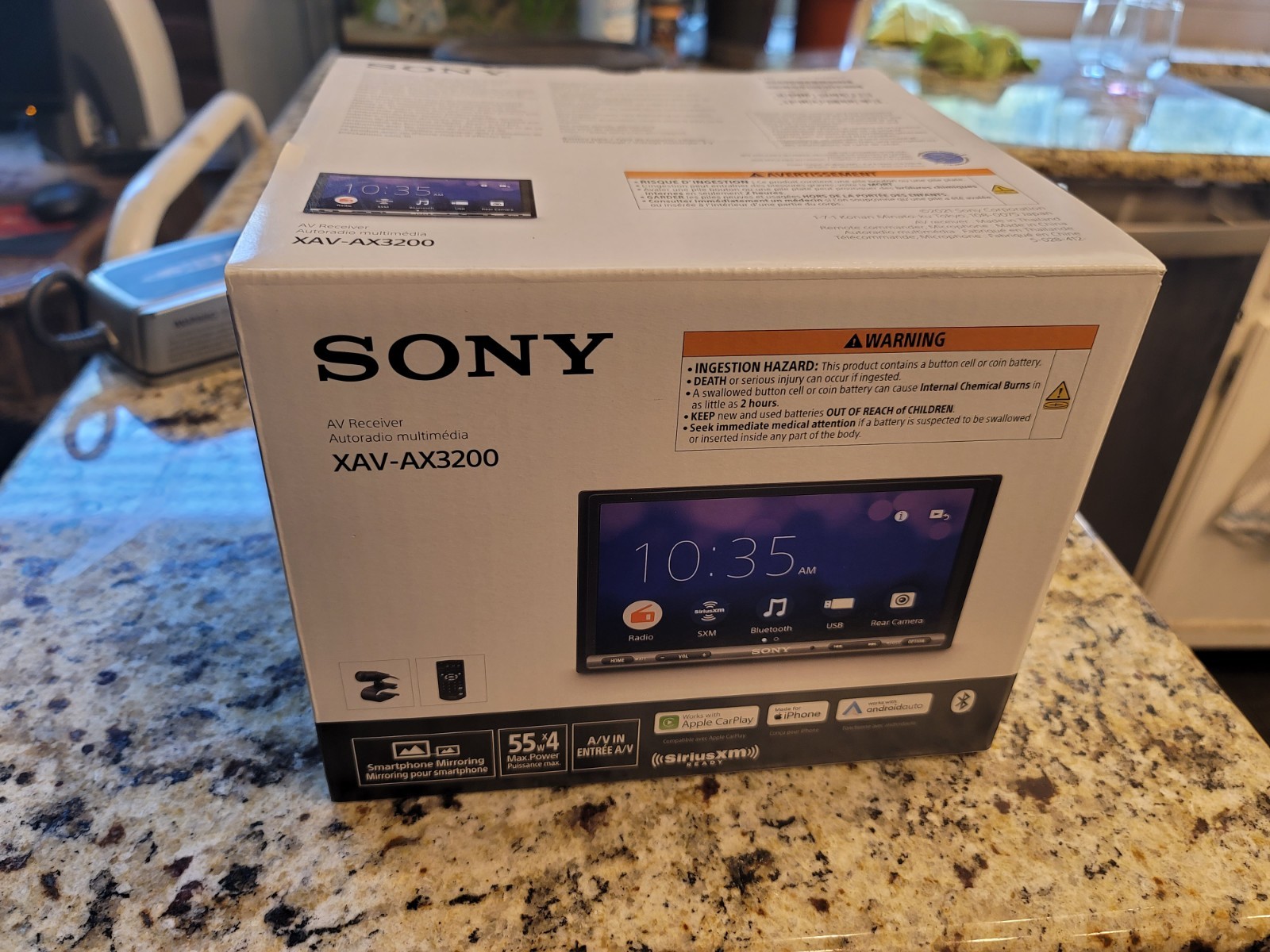 Sony XAVAX3200 7″ 2-DIN Digital Multimedia w/ CarPlay/Android Auto