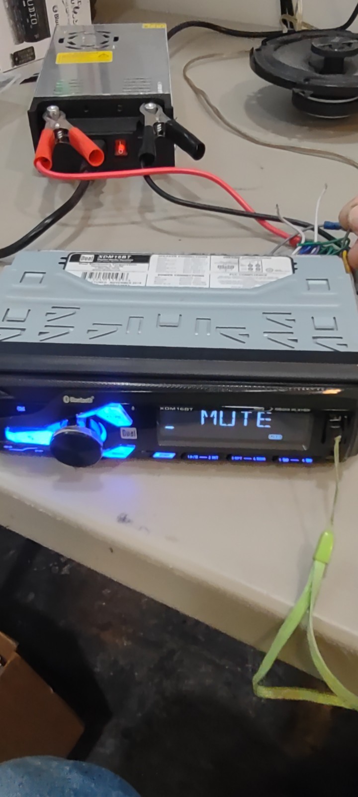 Car Radio Dual AM/FM Digital media With Bluetooth XDM16BT Tested READ DESCRIP