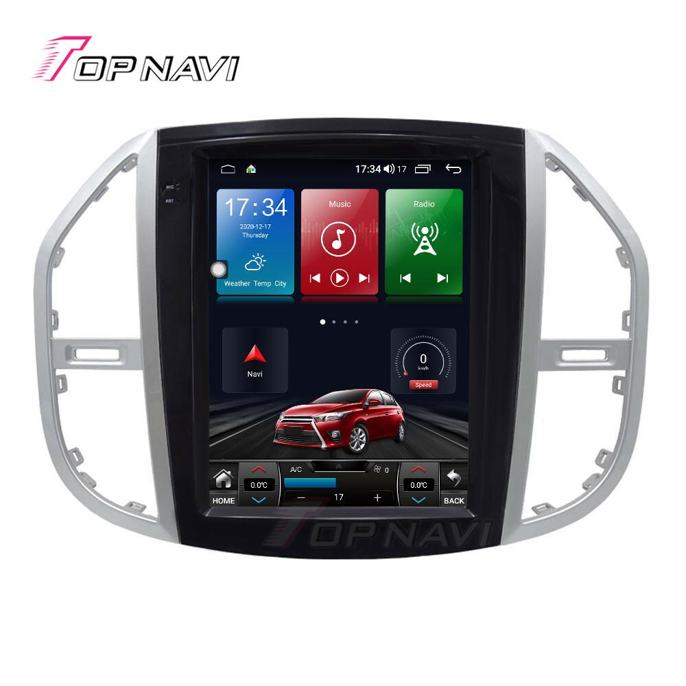for Benz Vito 2013-2017 Androind 14.0 Car Stereo Radio GPS Navi 4G WIFI RDS BT