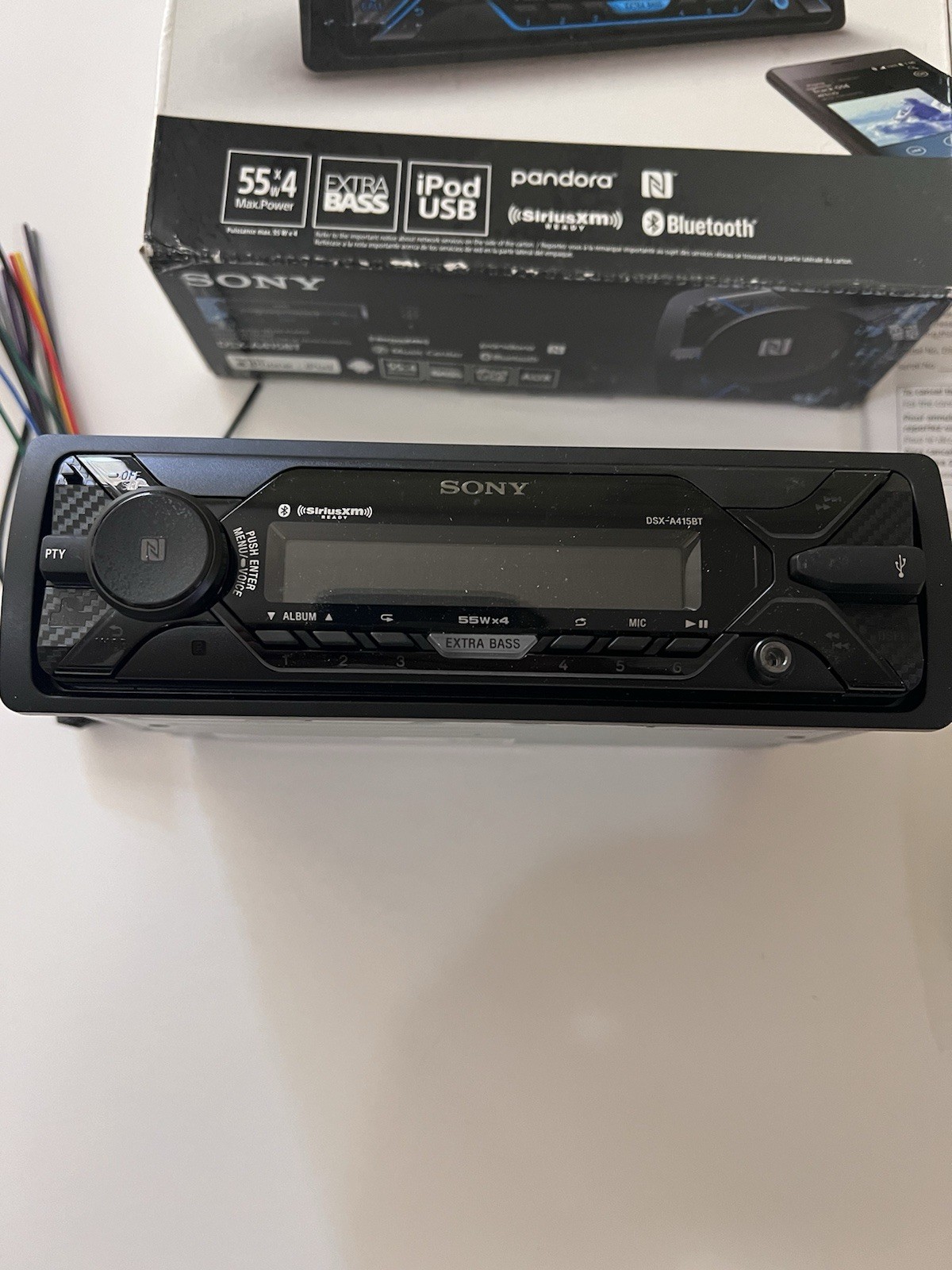 Sony DSX-A415BT Bluetooth Digital Media Car Stereo Receiver New Open Box