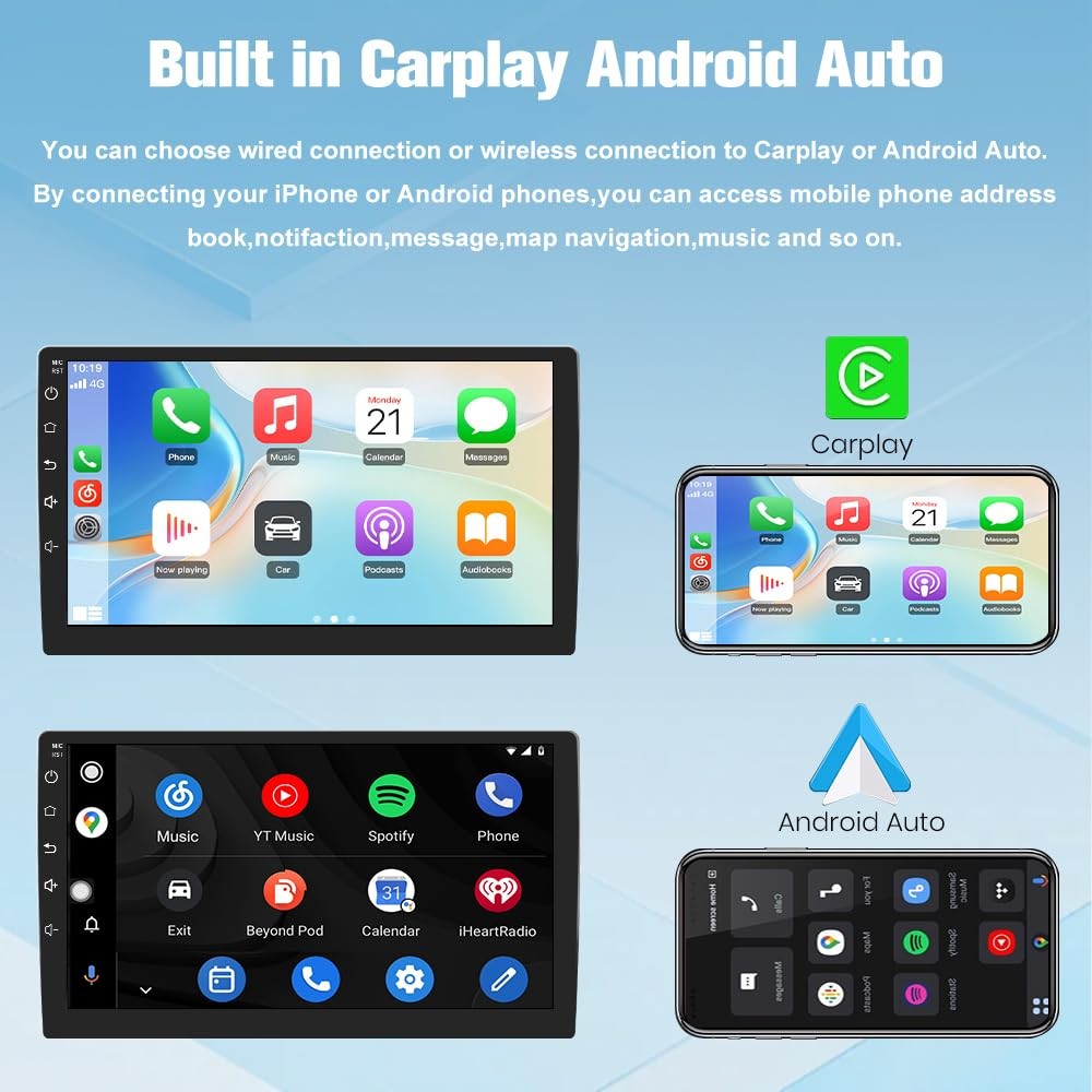 2GB+64GB Car Radio for Dodge Ram 1500 2500 3500 2013-2019,Wireless Wire CarPl…