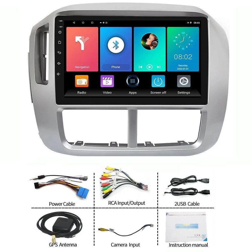 For Honda Pilot 2006-2008 Android 15.0 Carplay Car Stereo Radio GPS Navi BT WIFI