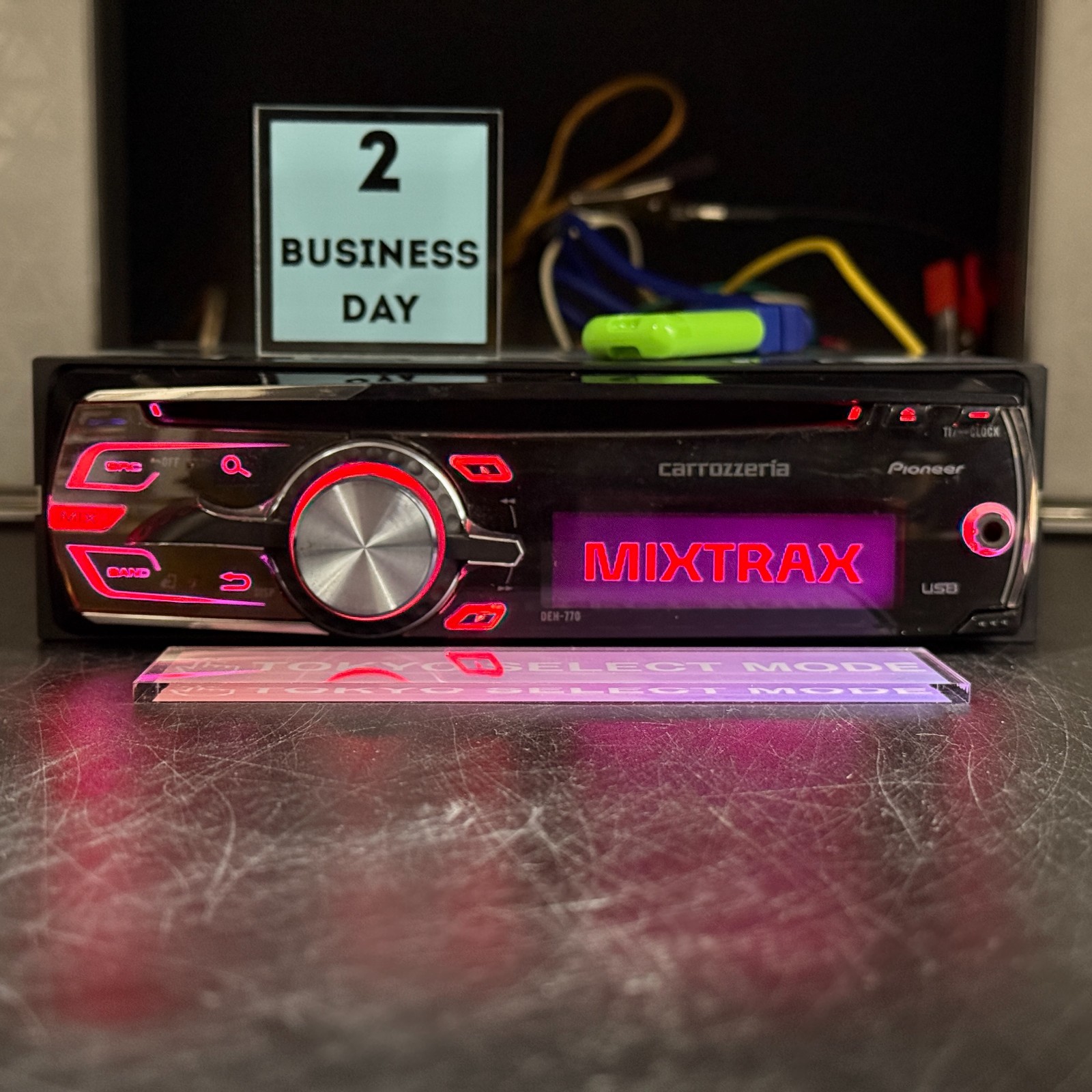Pioneer Carrozzeria DEH-770 1DIN Car Audio Player CD USB AUX Tested JDM In Stock
