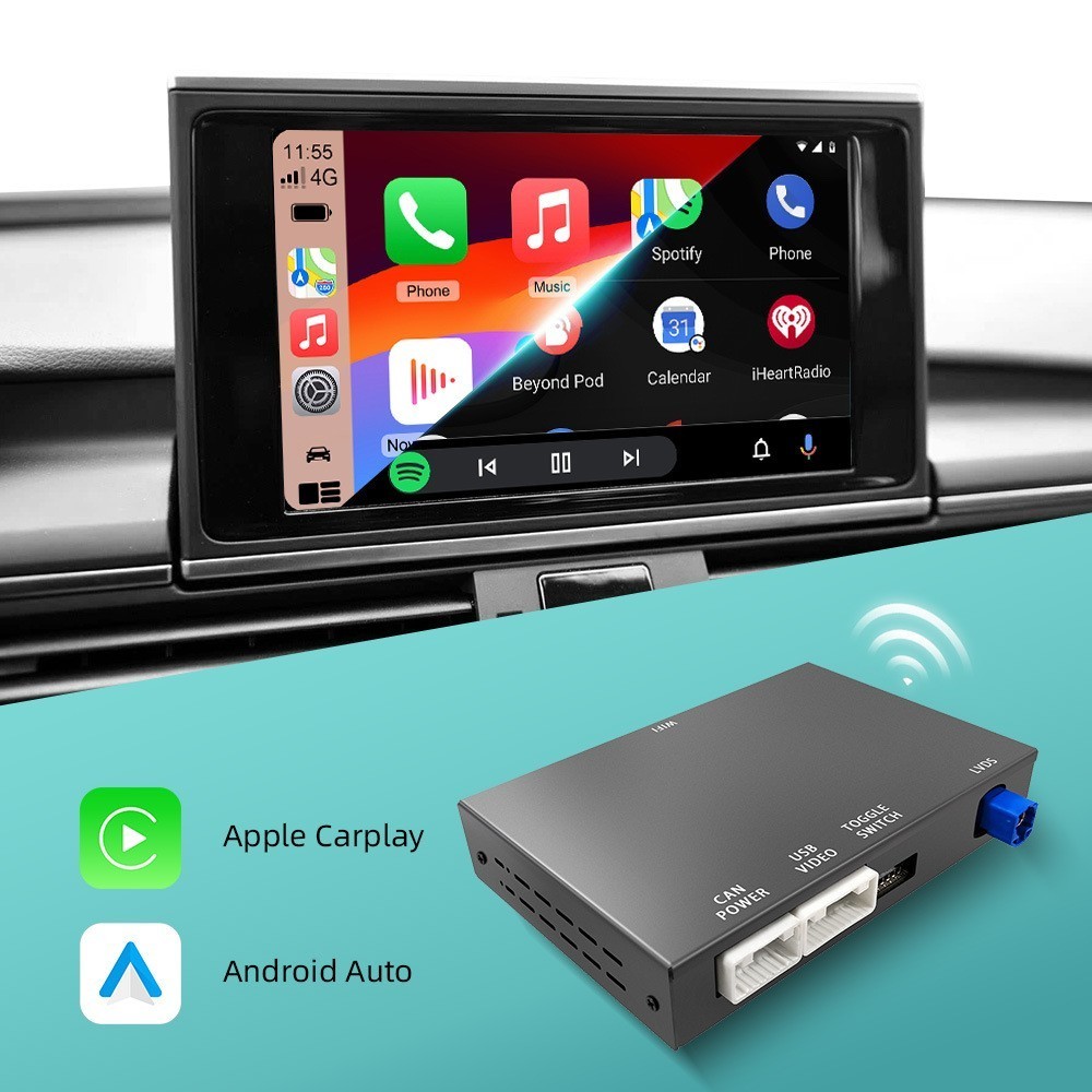 Wireless CarPlay Android Auto Retrofit Kit For Volkswagen With MIB1/MIB2 System