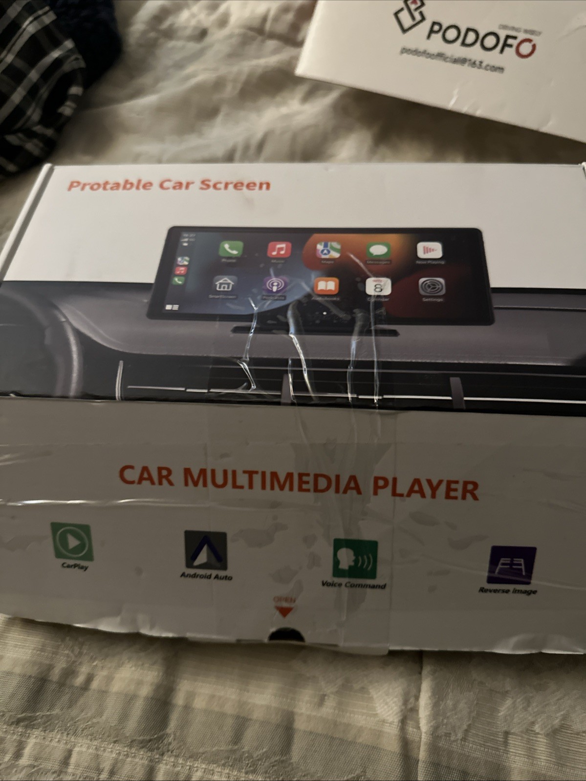 9″ HD Touch Screen Car Multimedia Player, Mountable Wired Wireless Backup Camera