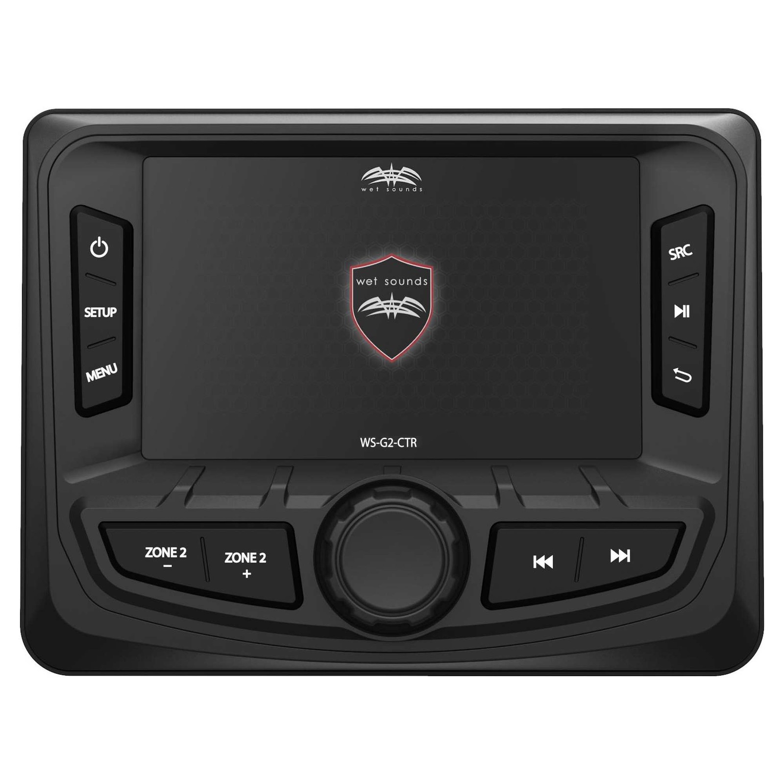 Wet Sounds WS-G2-CTR Wired Transom Remote with Full Color Display for WS-MC-20
