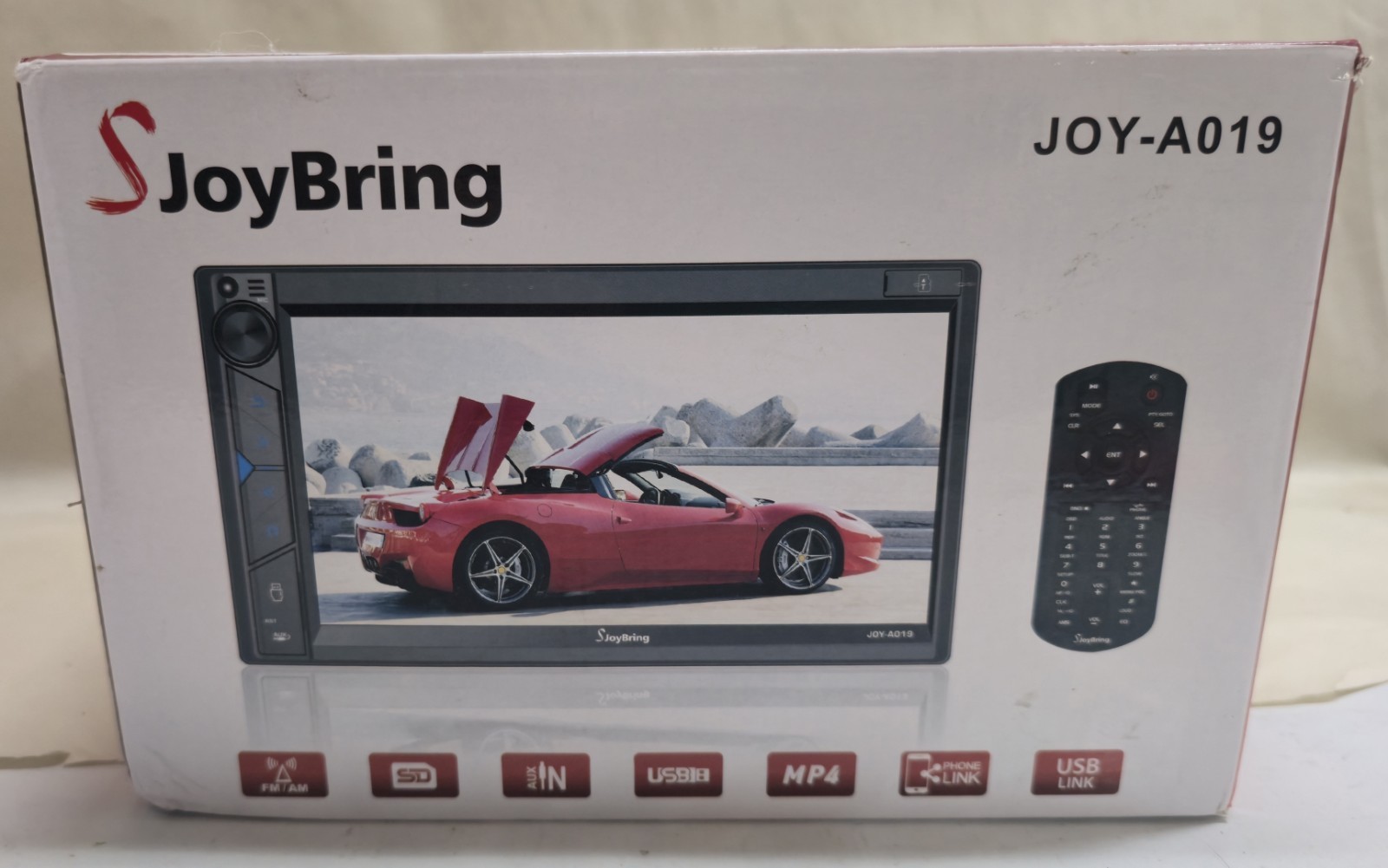 JoyBring JOY A019 7″ HD Car Multimedia Player Touchscreen Bluetooth FM AUX MP4