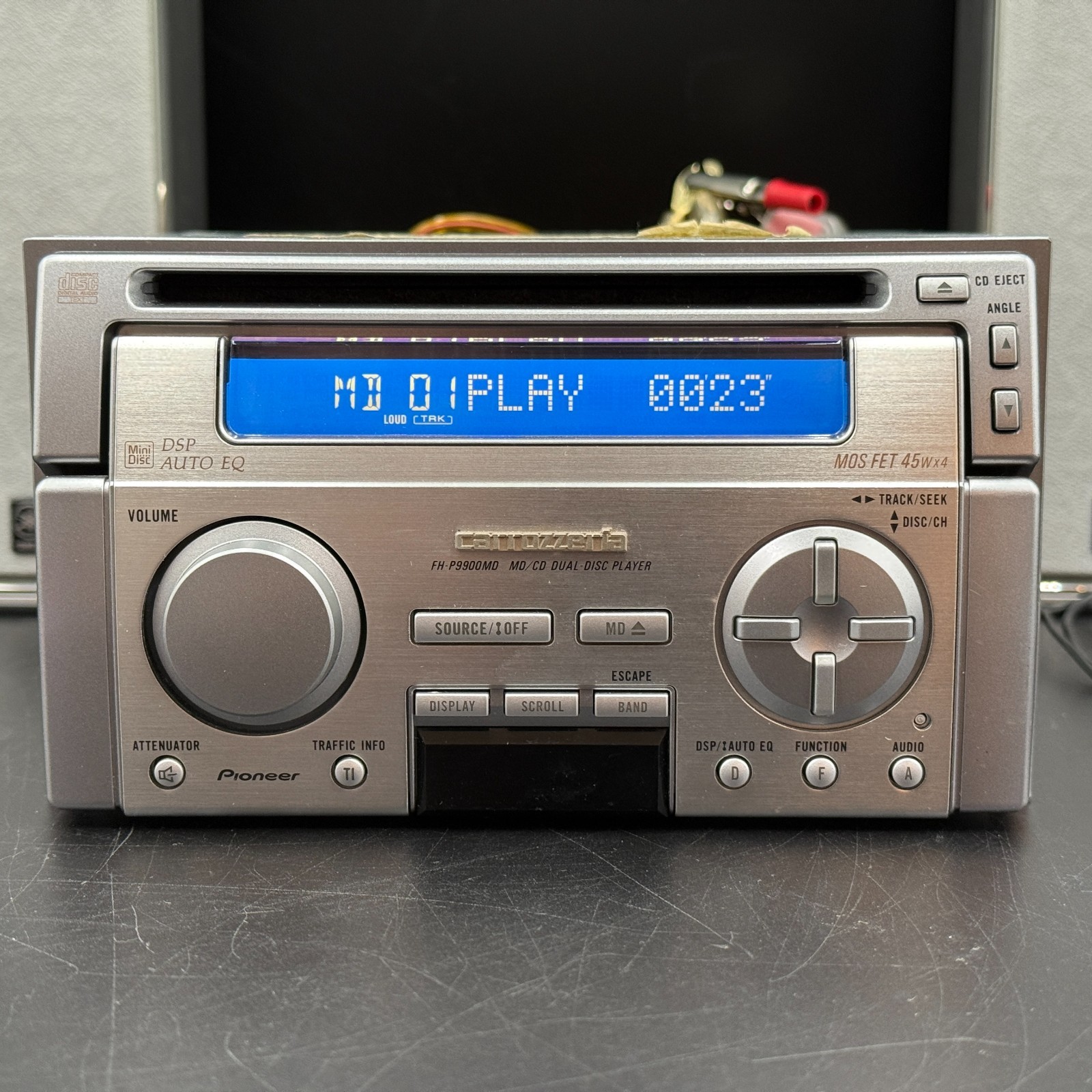 Pioneer Carrozzeria FH-P9900MD & CDX-P1210 12 Disc CD Changer 1999 Vintage Stock
