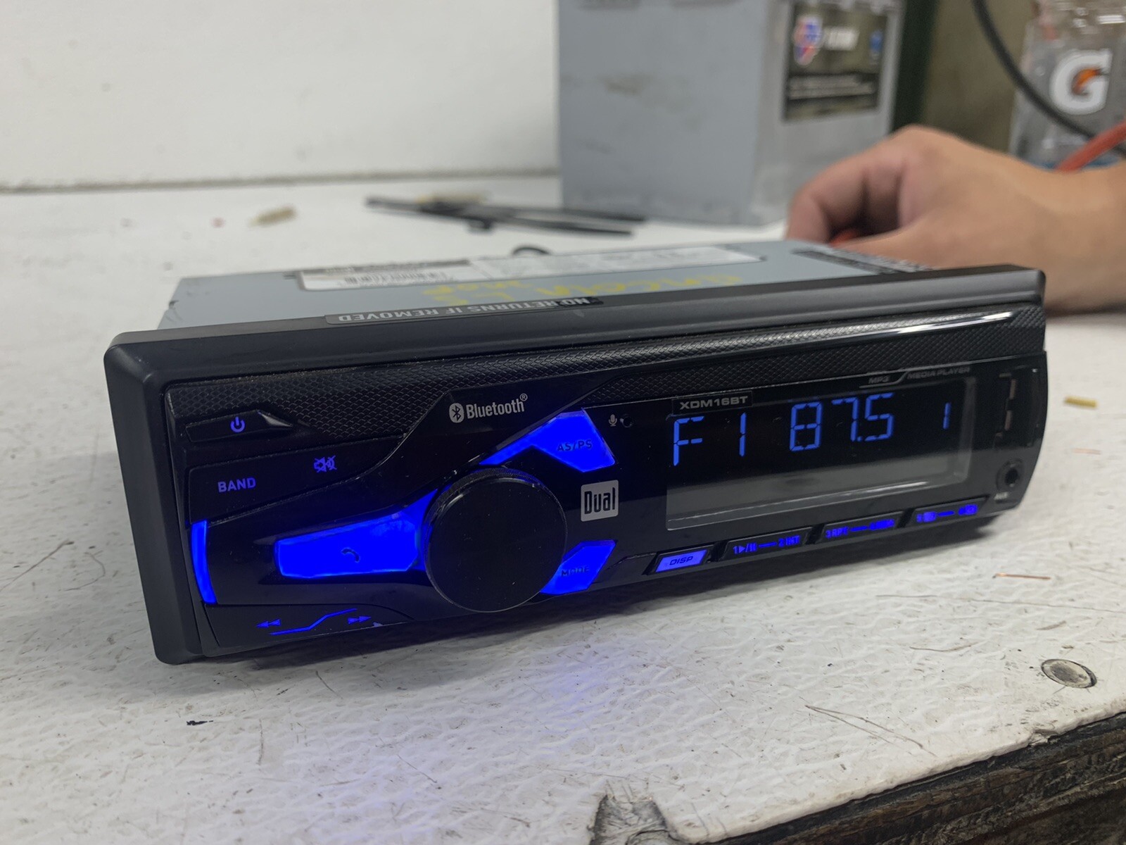 Dual XDM16BT radio stereo digital media receiver MP3 USB BT single din EQ