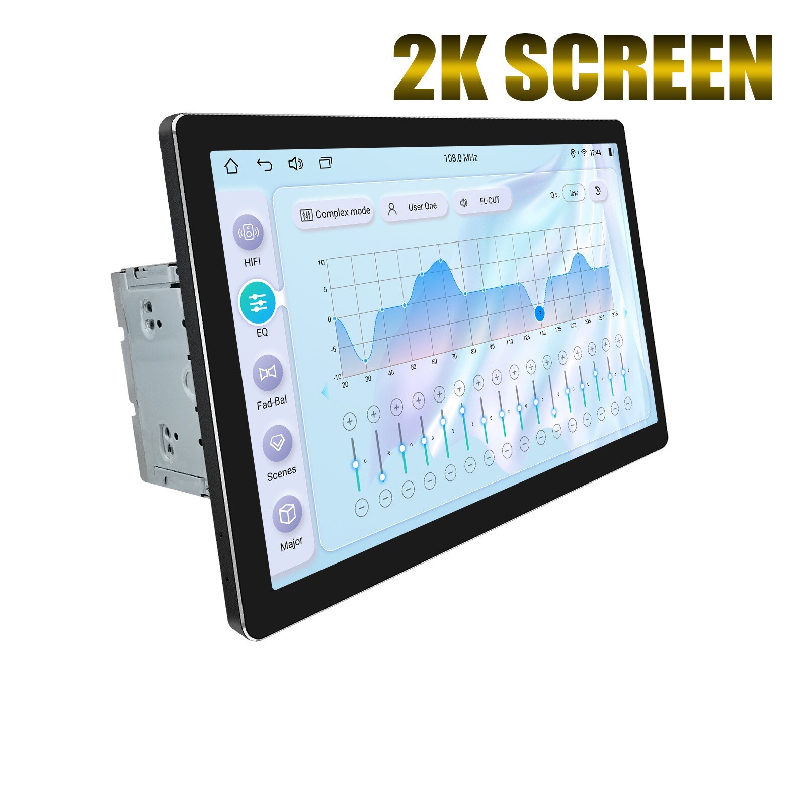 HD 11.5 Inch JOYING QLED 2K Touchscreen Double Din Android Radio for Universal