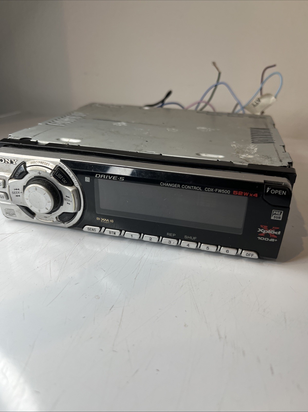 Sony CDX-FW570 CD Player In Dash Receiver Untested